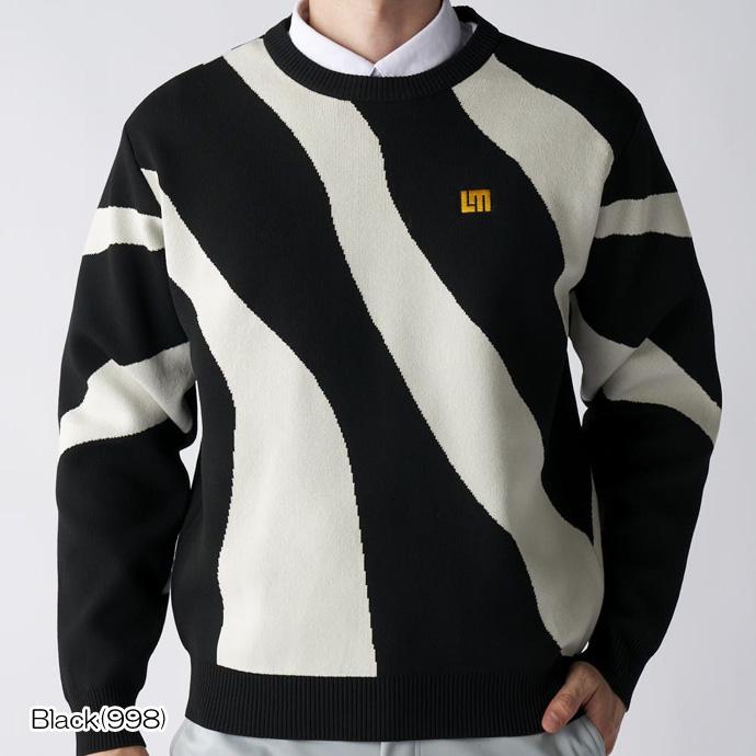 【新品・未使用】ラウドマウス　チェッカーボードセーター　定価14,300円 メンズ ラウドマウス ゴルフウェア セーター クルーネックニット