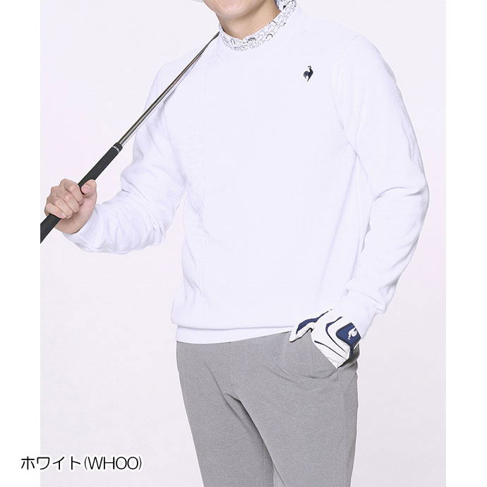 メンズ ルコック ゴルフウェア セーター 地柄セーター LG4FST01M