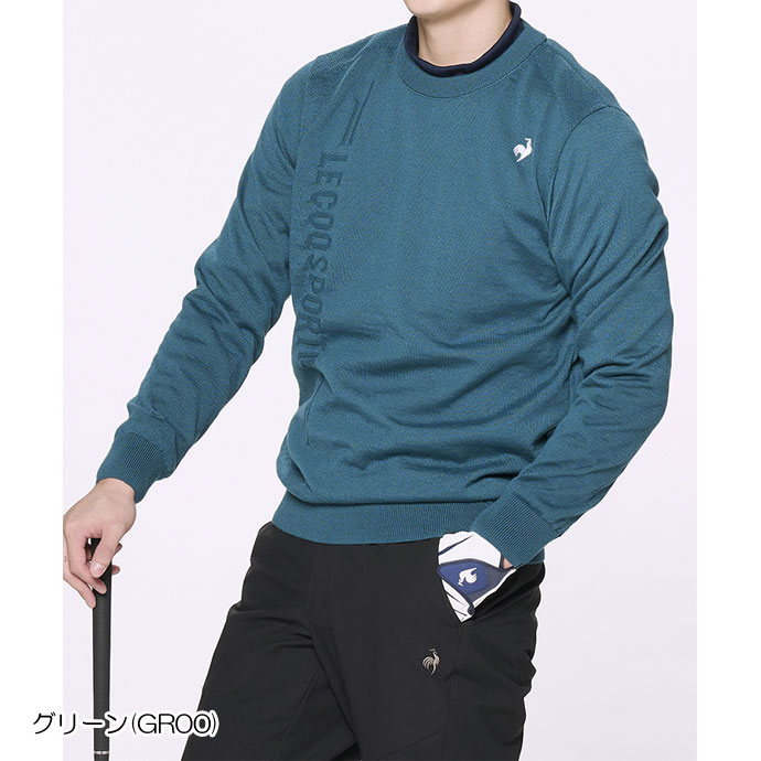 メンズ ルコック ゴルフウェア セーター 地柄セーター LG4FST01M 男性