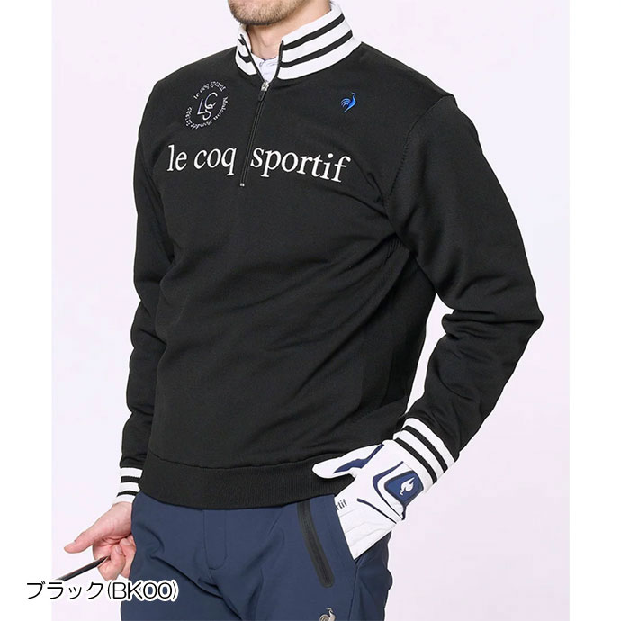 メンズ ルコック ゴルフウェア セーター 裏地付き防風セーター