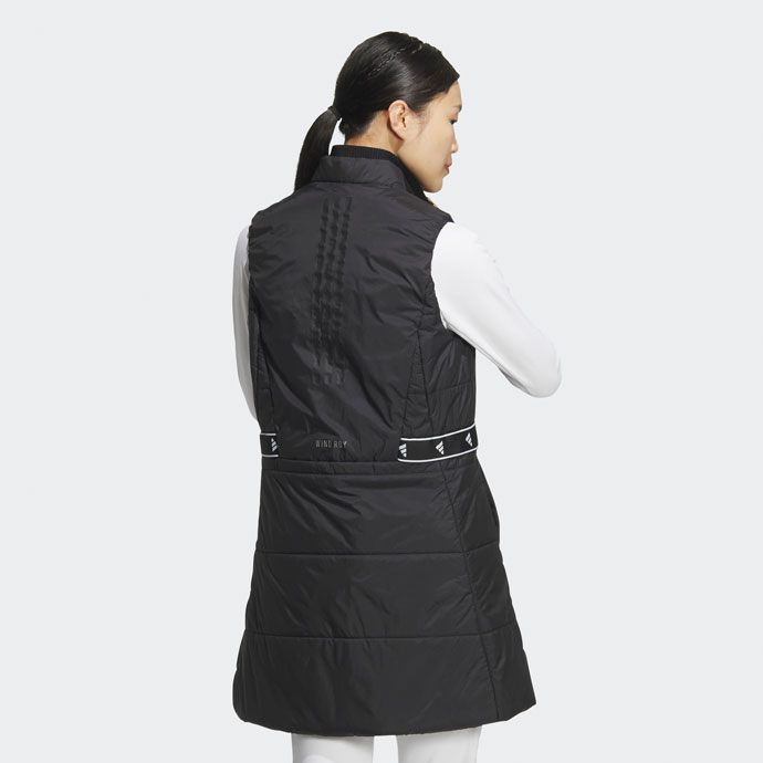 アディダス WIND.RDY 撥水中わたロングベスト JSB87 レディース