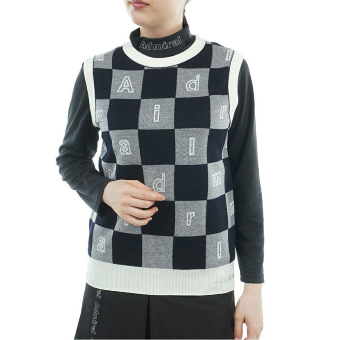 エイミーゴルフ　モノグラムベスト EIMY GOLF（エイミーゴルフ）の「チルデンニットベスト（ベスト）」 - WEAR
