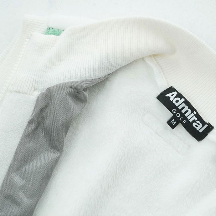 アドミラル ゴルフウェア ベスト アーガイルバックボアジップベスト