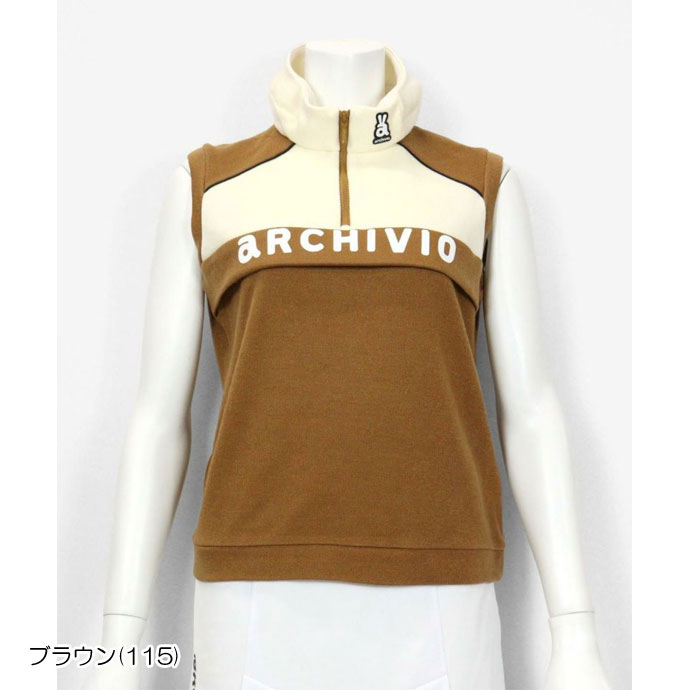 アルチビオ archvio ベスト　フード付き archivio ダウンベスト ベスト 「LADIES」アルチビオゴルフ