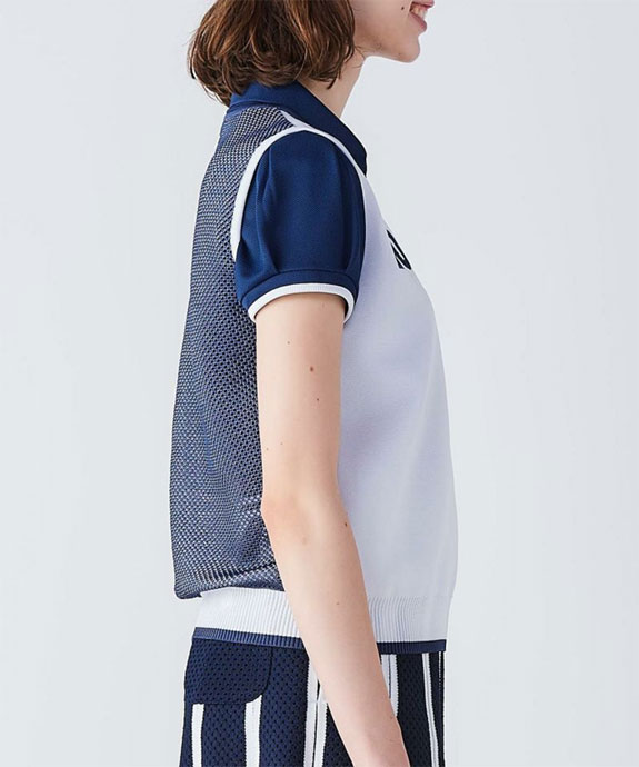 アルチビオ ゴルフウェア ベスト LOVEバックメッシュベスト A458220