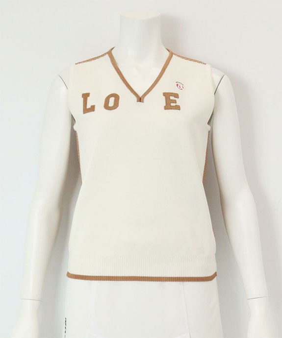 アルチビオ ゴルフウェア ベスト LOVEバックメッシュベスト A458220