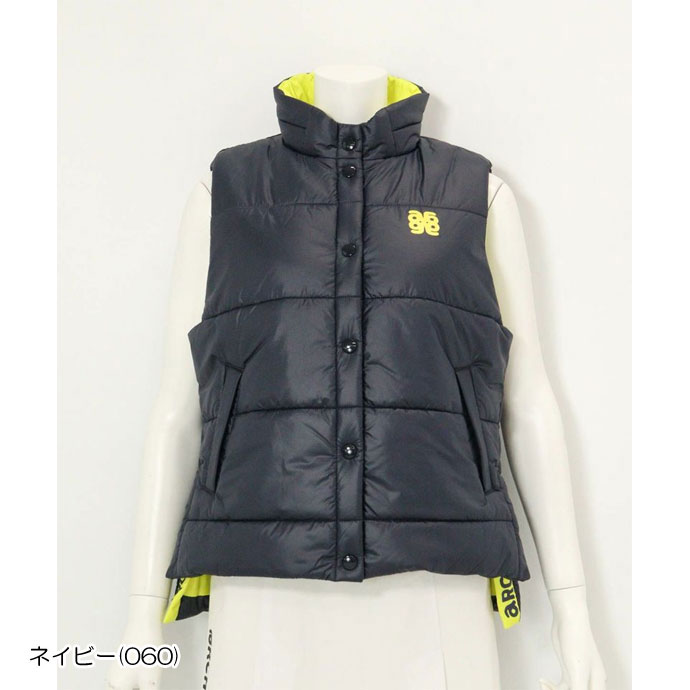 レディース アルチビオ ゴルフウェア ベスト 中綿サイドロゴベスト