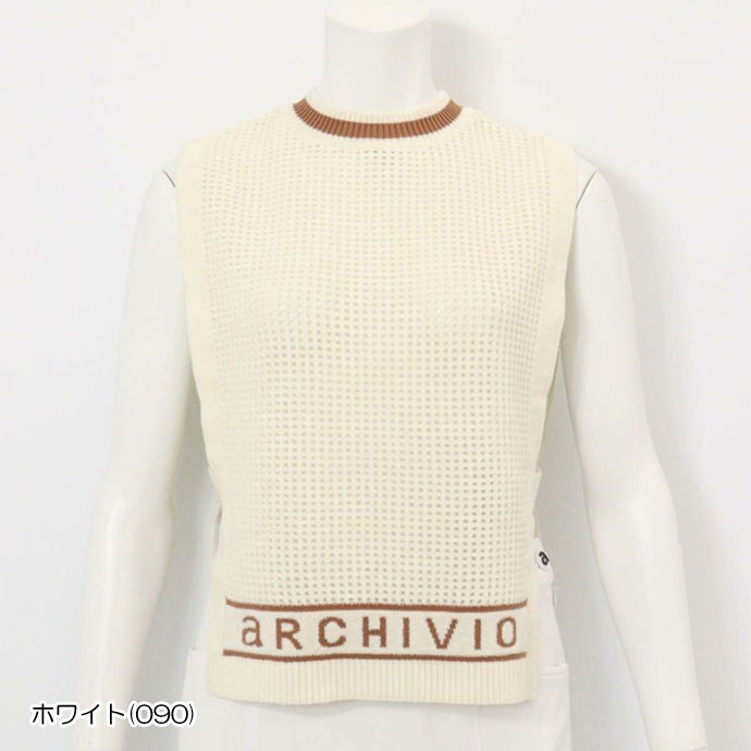 アルチビオ ゴルフウェア ベスト モールニットメッシュベスト A518907