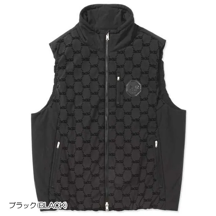 メンズ SY32 ゴルフウェア ベスト FLOCKY WOVEN STRECH VEST
