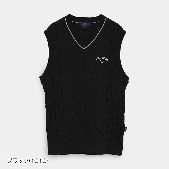 メンズ キャロウェイ ゴルフウェア ベスト Vネックニットベスト