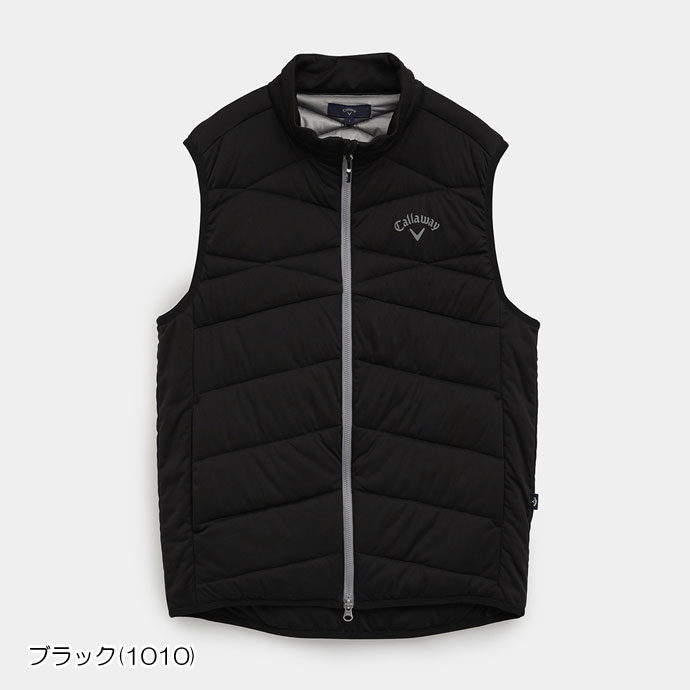 メンズ キャロウェイ ゴルフウェア ベスト フルジップ中綿ベスト