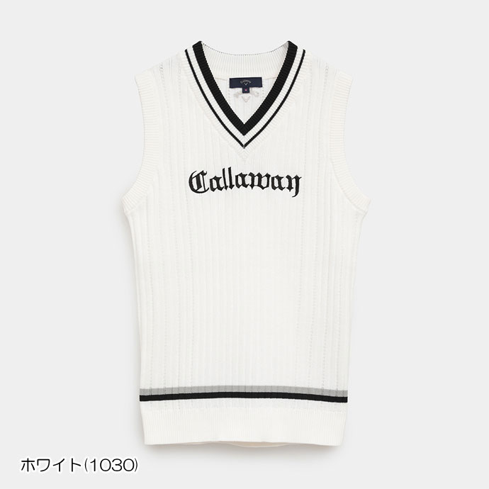 Callaway - 専用　　【callaway】　レディースベストLサイズ レディース キャロウェイ ゴルフウェア ベスト Vネックニットベスト