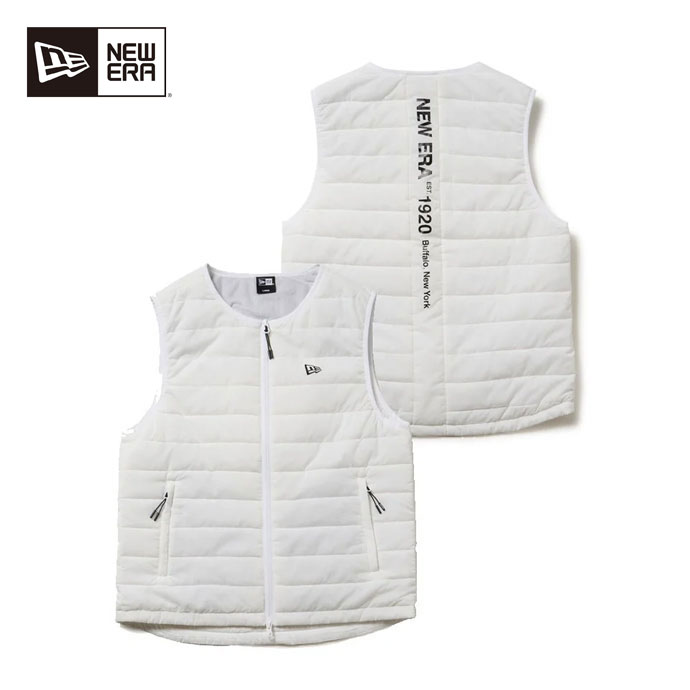 メンズ ニューエラ ゴルフウェア ベスト INSULATED VEST WHI 14669879