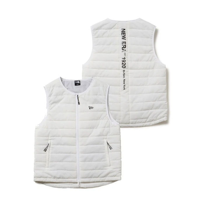 メンズ ニューエラ ゴルフウェア ベスト INSULATED VEST WHI 14669879