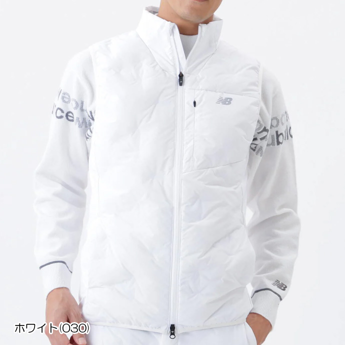 メンズ ニューバランス ゴルフウェア ベスト LIGHT DOWN FULL ZIP VEST