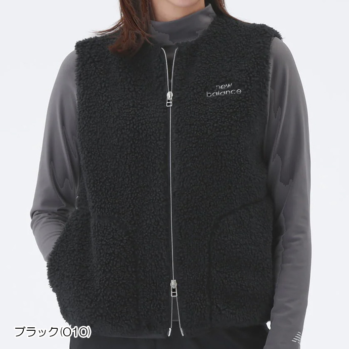 レディース ニューバランス ゴルフウェア ベスト FULL ZIP BOA VEST