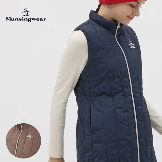 マンシング ゴルフウェア ベスト HEAT NAVIアウターベストワンピース