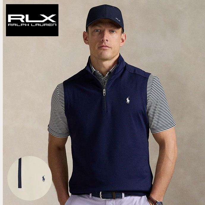 新品 RLX ラルフローレン 撥水 ストレッチ フルジップ ベスト (L