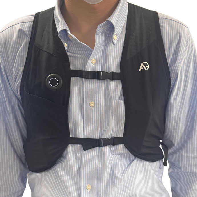 メンズ アクセル ゴルフウェア ペルチェ冷却ベスト AXV251PEL