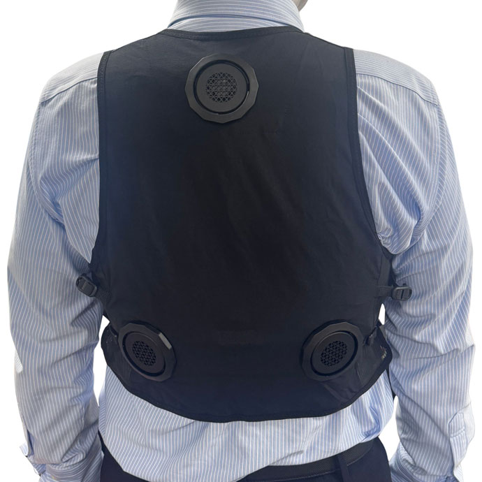 メンズ アクセル ゴルフウェア ペルチェ冷却ベスト AXV251PEL