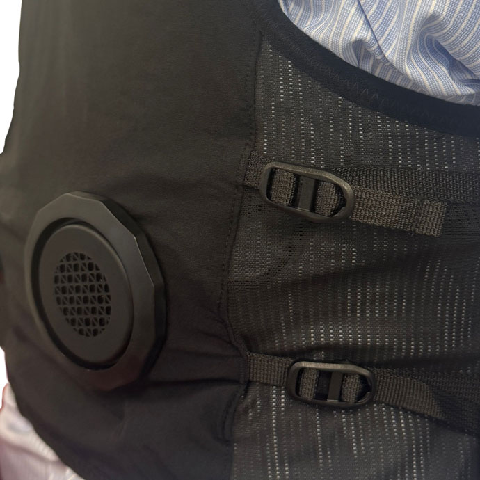 メンズ アクセル ゴルフウェア ペルチェ冷却ベスト AXV251PEL