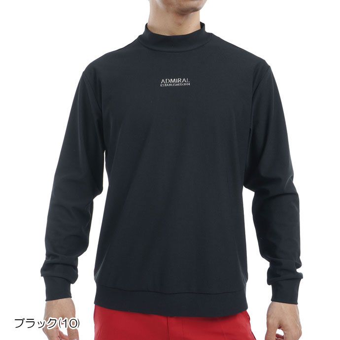 メンズ アドミラル ゴルフウェア 長袖シャツ ミニワッフルロング