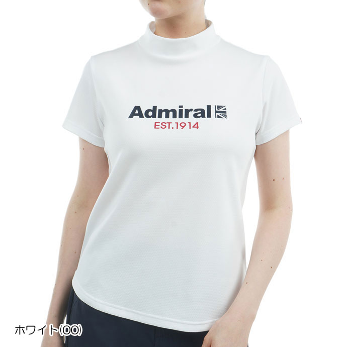 レディース アドミラル ゴルフウェア 半袖シャツ CARAT ロゴプリント