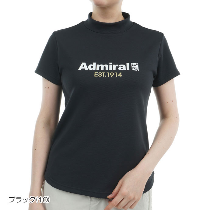 レディース アドミラル ゴルフウェア 半袖シャツ CARAT ロゴ