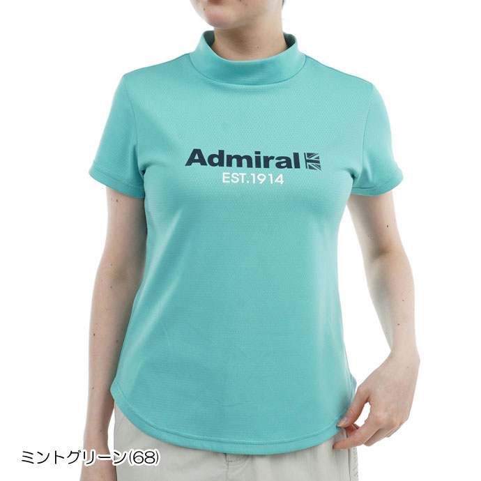 レディース アドミラル ゴルフウェア 半袖シャツ CARAT ロゴ