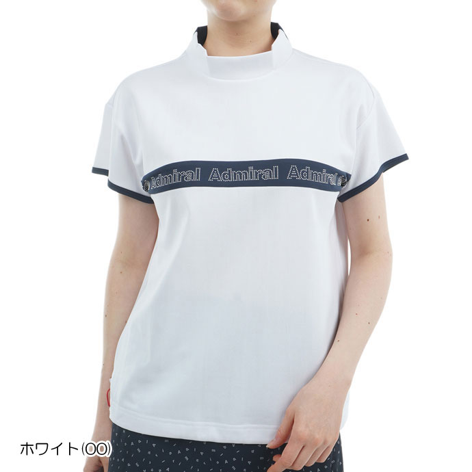 アドミラル ゴルフウェア 半袖シャツ ドロストヘム カノコモックシャツ