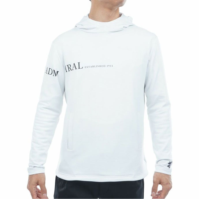 メンズ アドミラル ゴルフウェア 長袖シャツ 速ポカフーディーシャツ