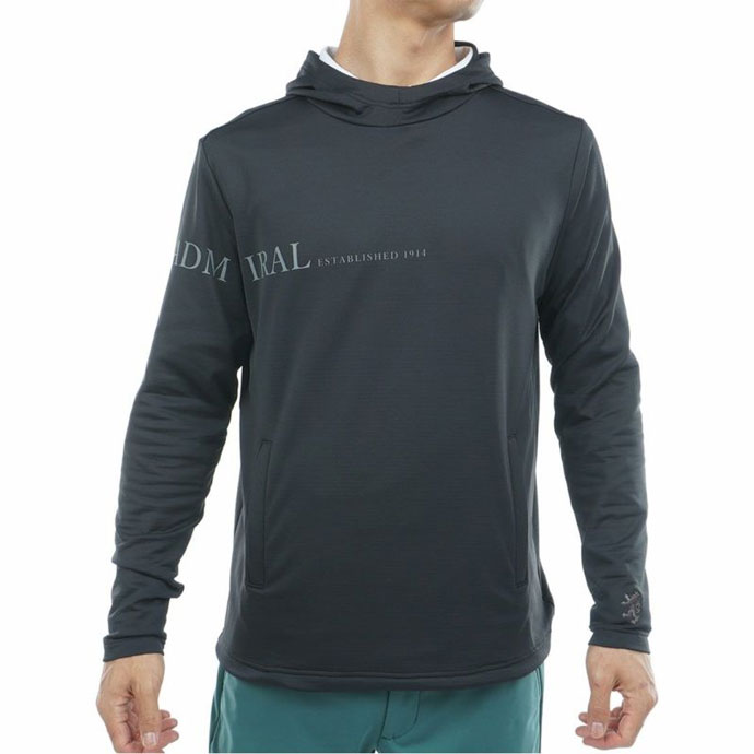 メンズ アドミラル ゴルフウェア 長袖シャツ 速ポカフーディーシャツ