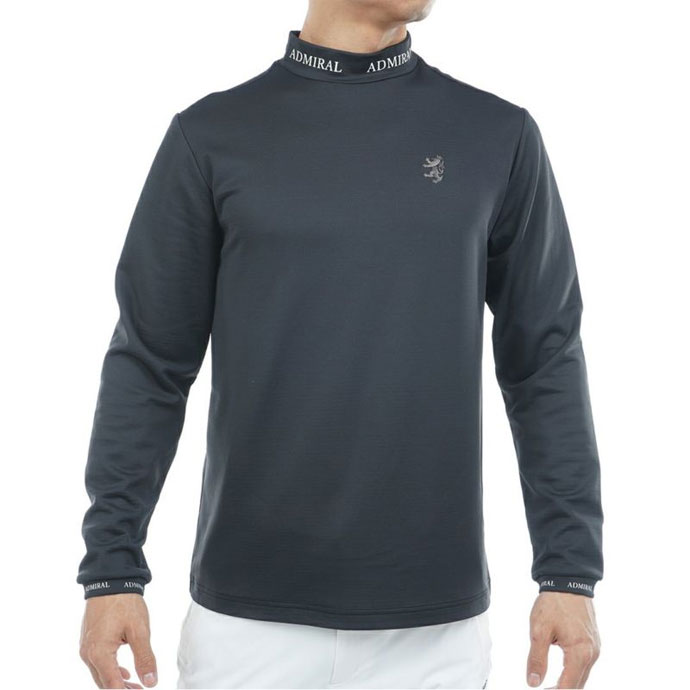 メンズ アドミラル ゴルフウェア 長袖シャツ 速ポカ長袖モックネック