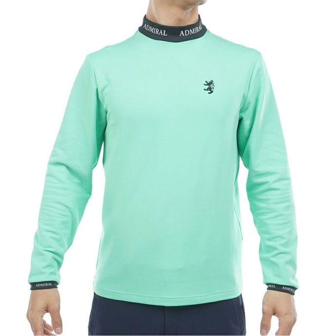 メンズ アドミラル ゴルフウェア 長袖シャツ 速ポカ長袖モックネック