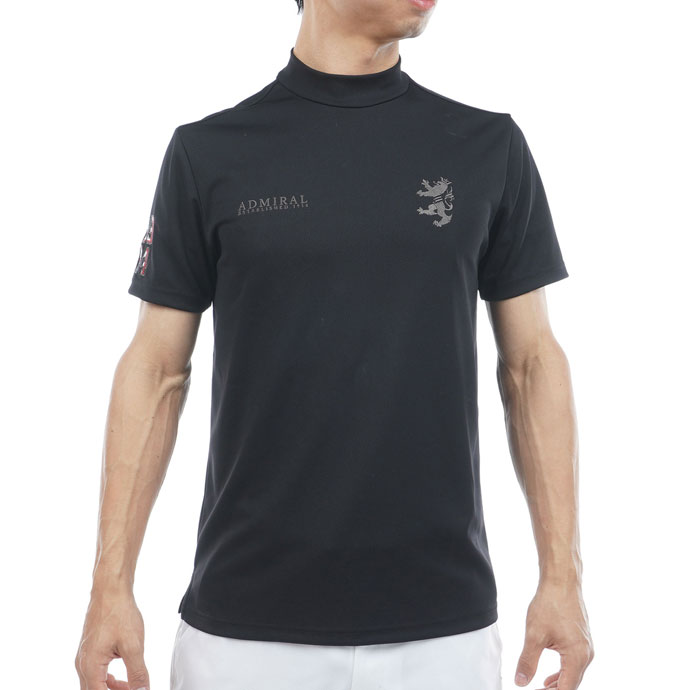 未使用　アドミラル　シャツ　М　ブラック アドミラル ポロシャツ メンズ（スポーツ用品）（サイズ（S/M/L）：L