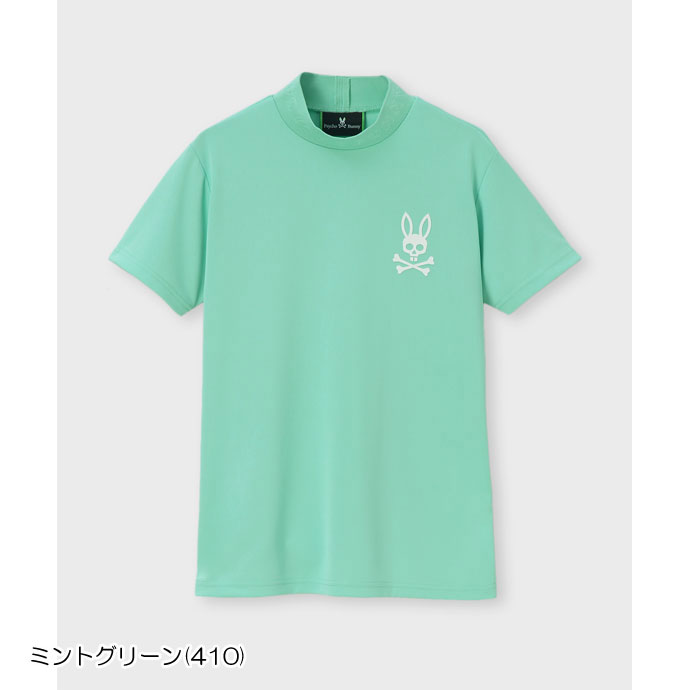 レディース サイコバニー ゴルフウェア 半袖シャツ 半袖モックネック