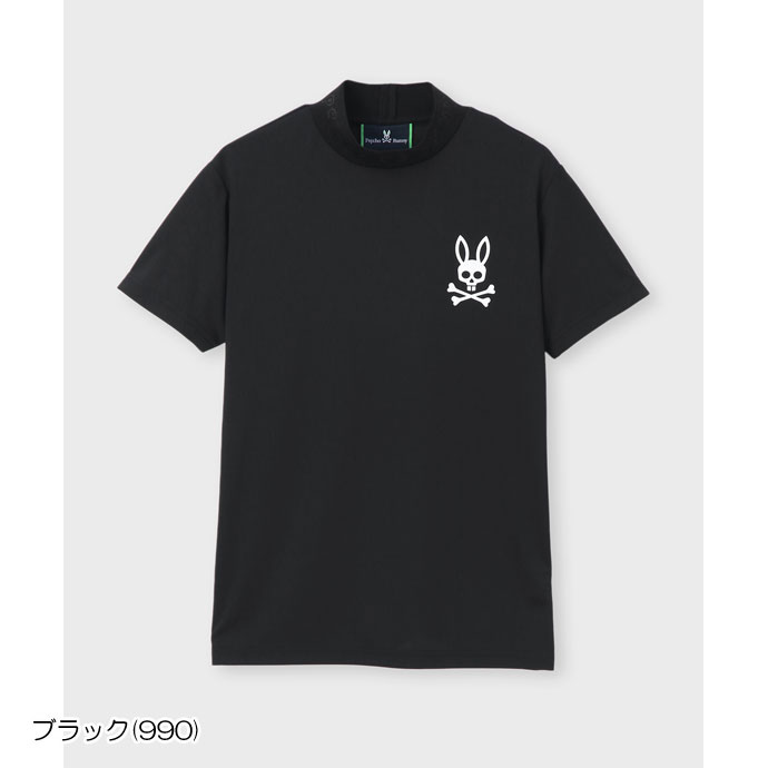 レディース サイコバニー ゴルフウェア 半袖シャツ 半袖モックネック