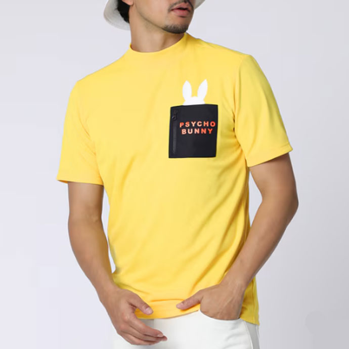 メンズ サイコバニー ポケットバニー モックネックTシャツ GF713 男性