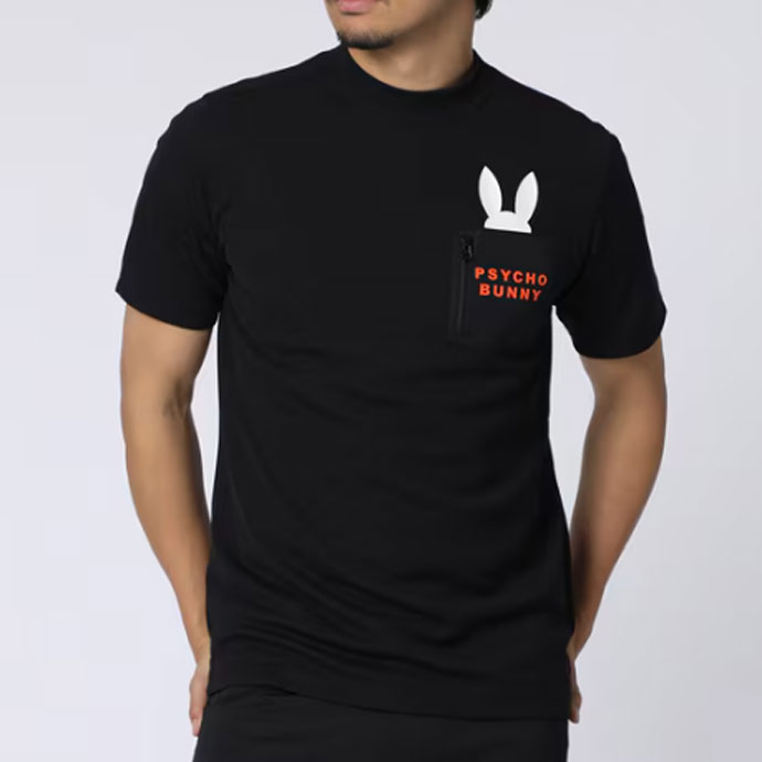 メンズ サイコバニー ポケットバニー モックネックTシャツ GF713 男性