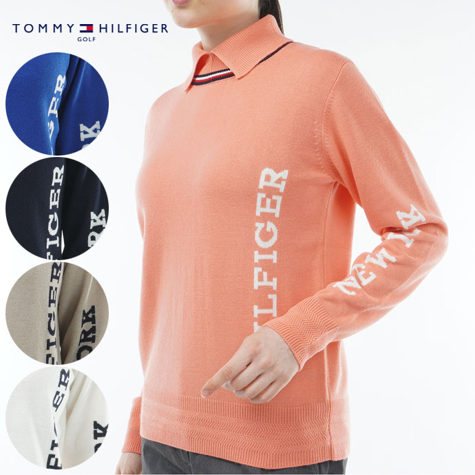 トミーヒルフィガー ロゴタートルネックセーター THLA366 レディース