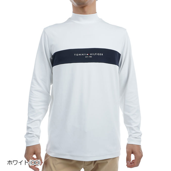 【SALE】トミーヒルフィガー ゴルフ長袖モックネックシャツ (THMA454) トミー ヒルフィガー ゴルフ（TOMMY HILFIGER GOLF）（メンズ）ゴルフ
