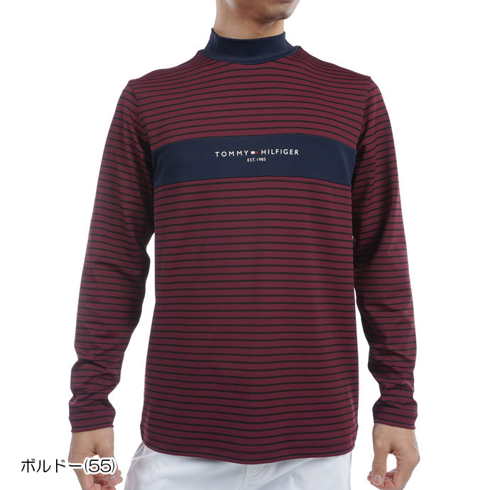 メンズ トミーヒルフィガー ゴルフウェア 長袖シャツ エッセンシャル