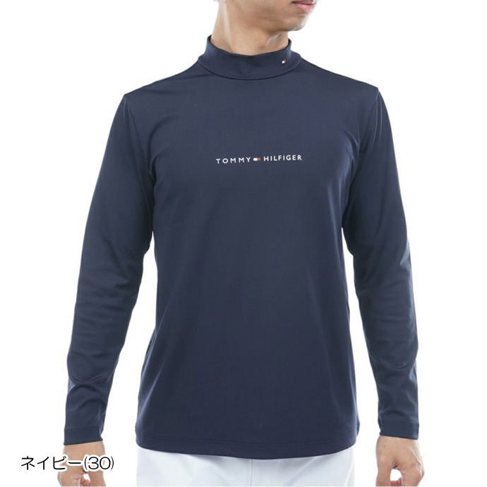 メンズ トミーヒルフィガー ゴルフウェア 長袖シャツ ベア天 長袖