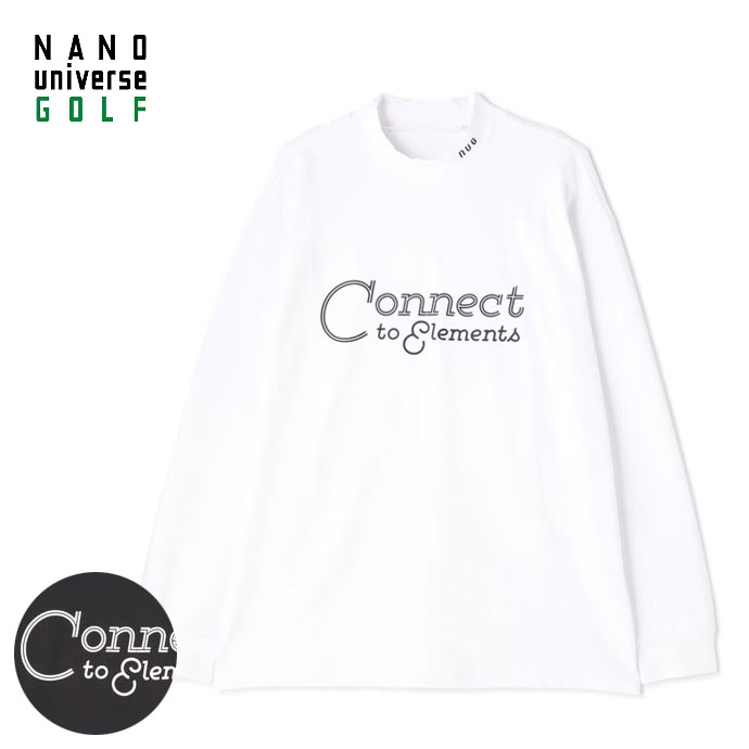 nano universe golf モックネックシャツ 新品 XL ナノユニバース ゴルフ] メンズ 蓄熱保温 モックネックシャツ (ヒート