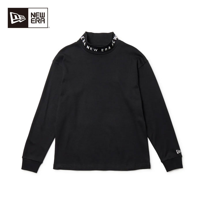 ニューエラ ゴルフウェア 長袖シャツ LS HIGH NECK WARM T COLLAR BLK