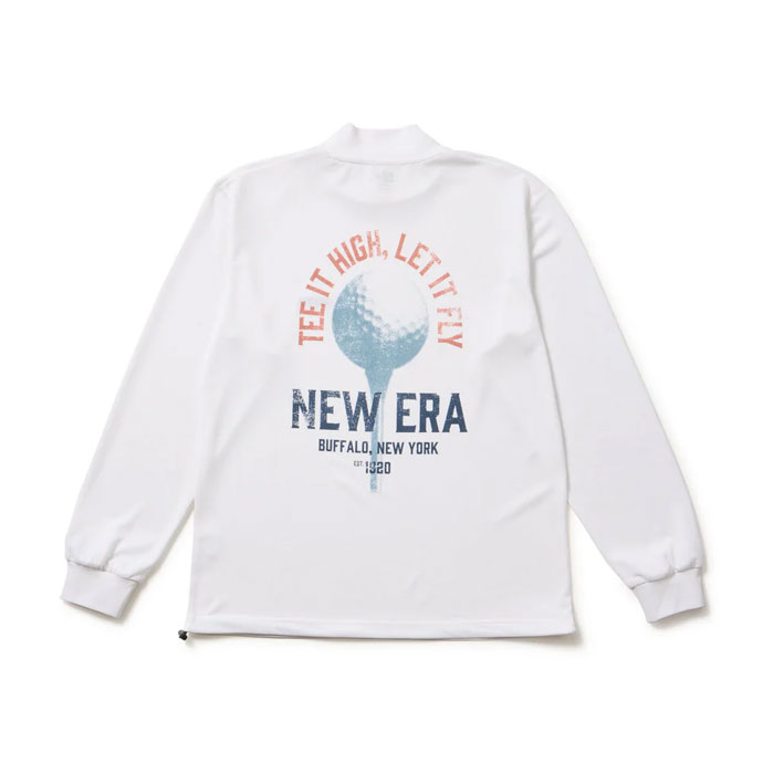 メンズ ニューエラ ゴルフウェア 長袖シャツ LS HIGH NECK KANOKO TEE