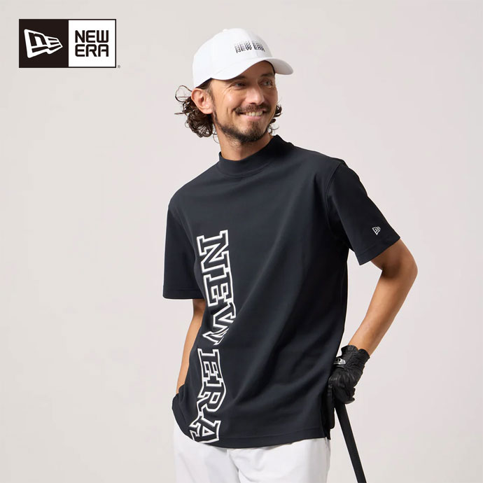 メンズ ニューエラ GF SS MID NECK TEE OL LOGO BLK 14859922 男性用