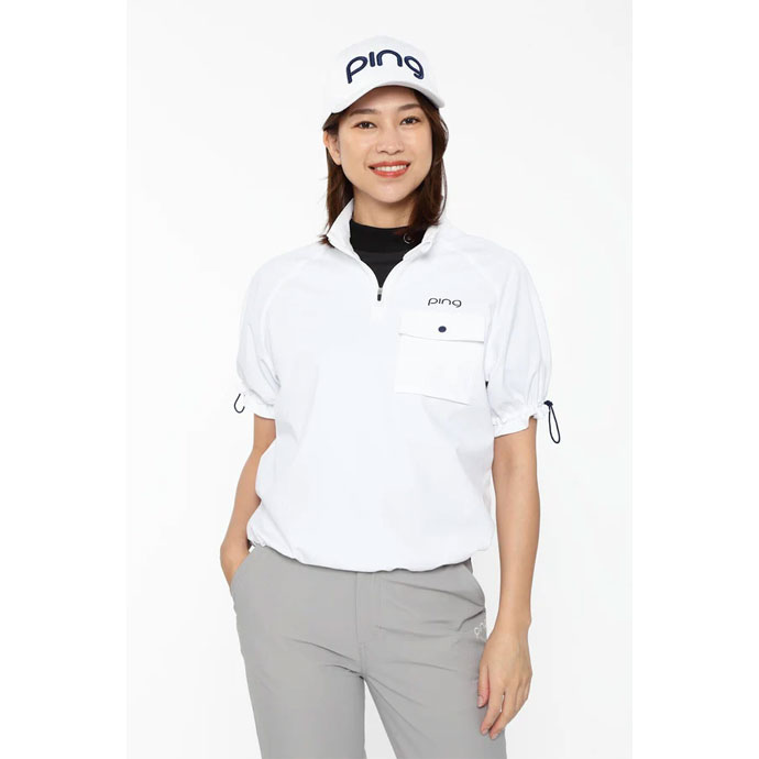 R667 新品 PING GOLF ピン ゴルフ ハーフジップ ハイネック 長袖
