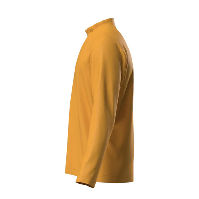 【イエロー】トリコット長袖ハイネックカットソー <PERFORMANCE> (MENS) メンズ ピン ゴルフウェア 長袖シャツ トリコットハイネックシャツ