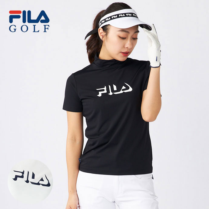 FILA GOLF フィラゴルフ 半袖 モックネック シャツ ゴルフウェア FG 753601-01.jpg